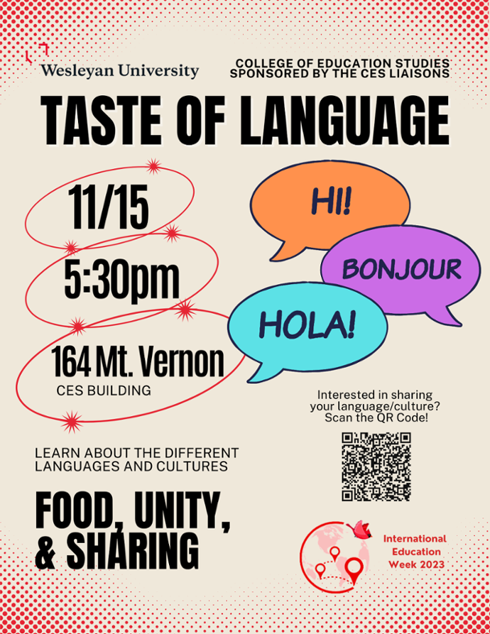 Taste of Language poster